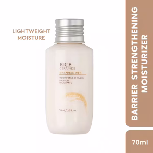 The Face Shop Rice&Ceramide Moisturizing Emulsion With Rice Extracts|Light Weight Emulsion|Locks Moisture For 12 Hours,For Soft And Glowing Skin |Korean Beauty Products For All Skin,150Ml,Liquid